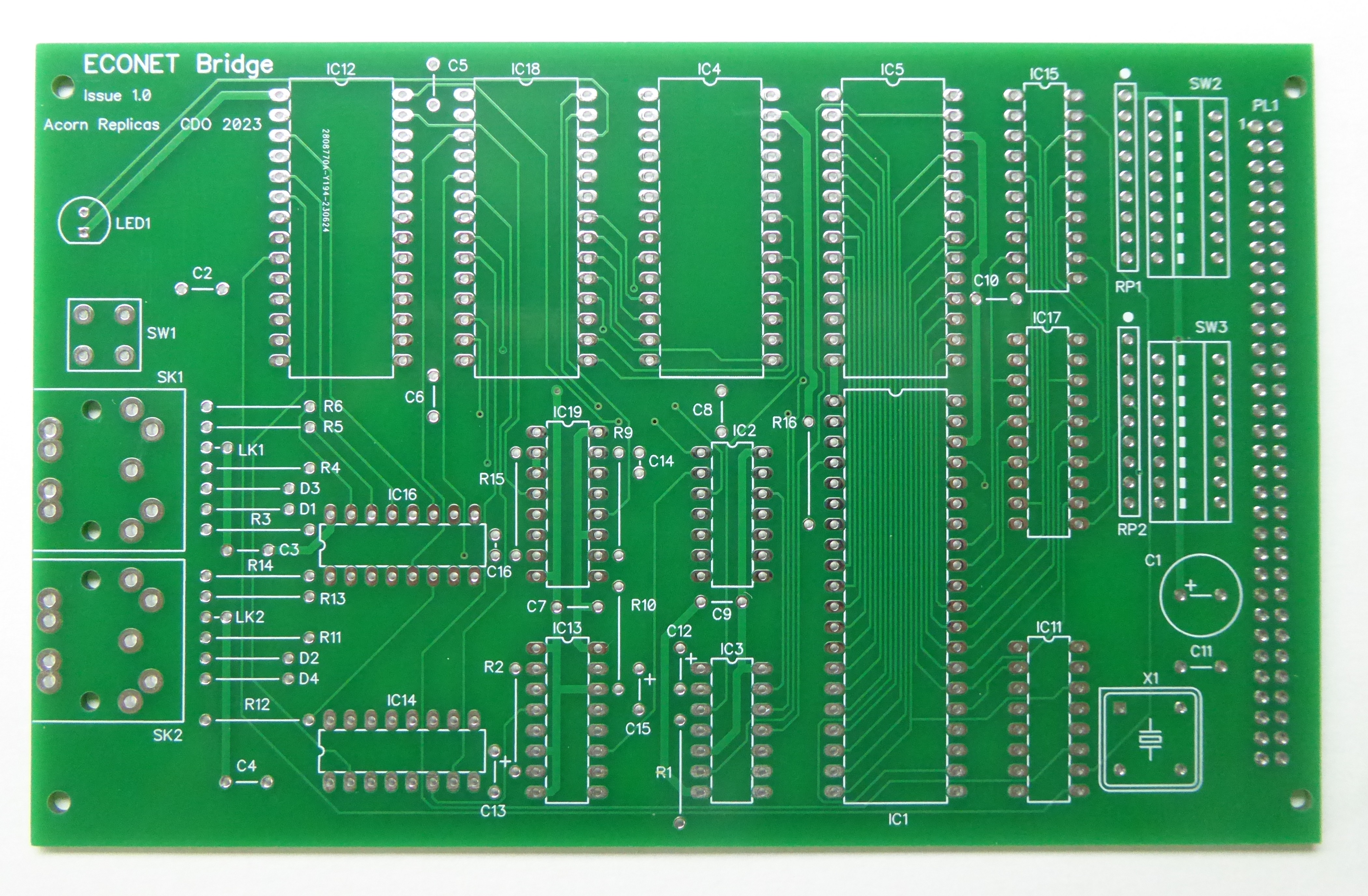 Eurocard Econet Bridge PCB