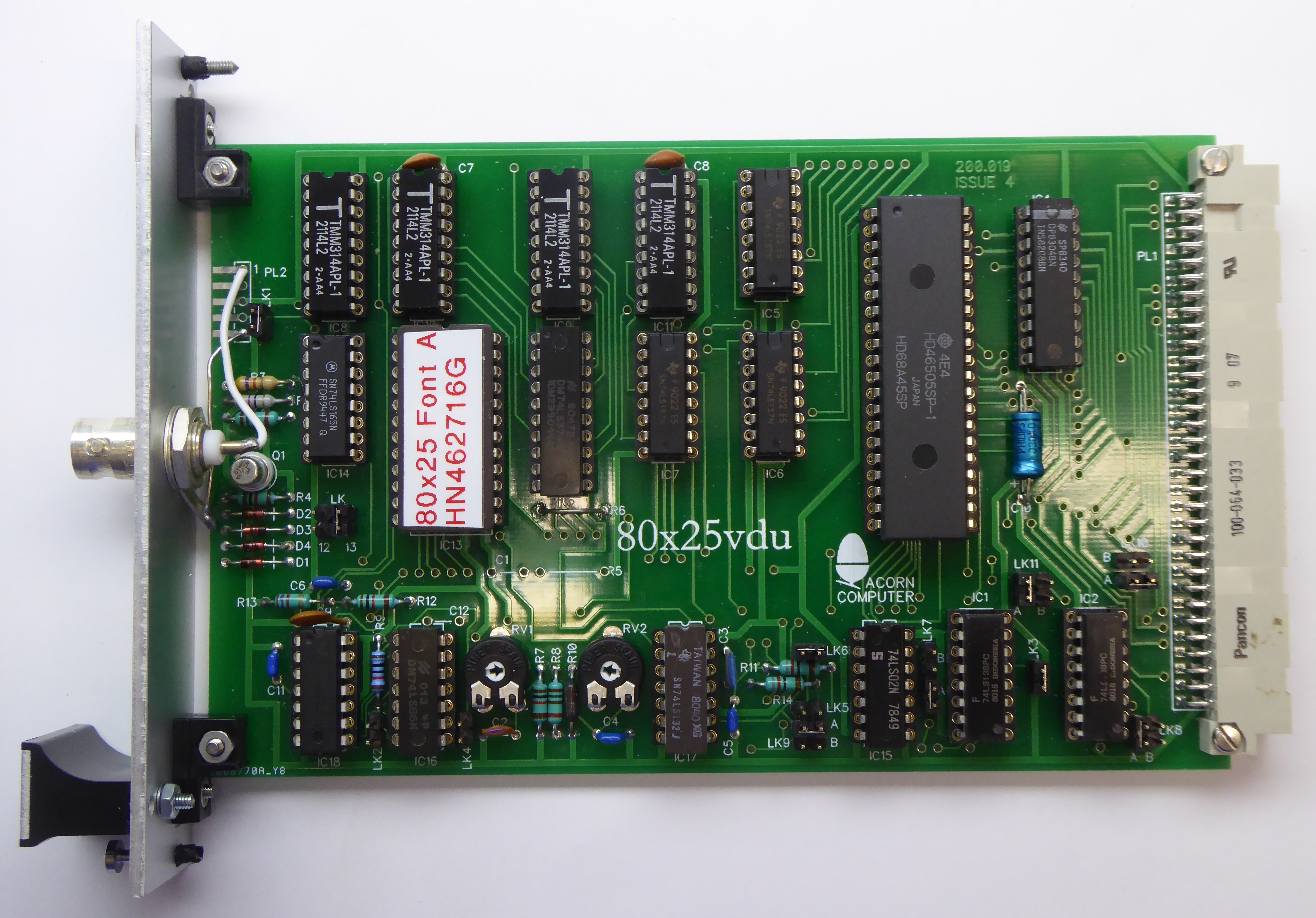 Replica 80x25 VDU Interface Board Photo