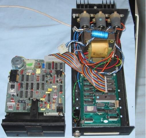 Acorn Atom Disk Pack Internal View