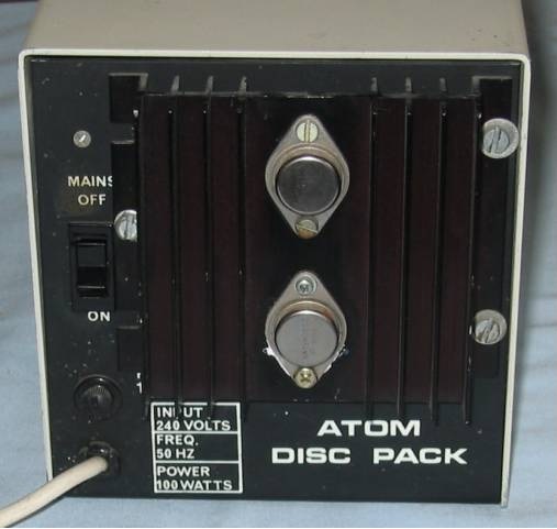 Acorn Atom Disk Pack Rear View