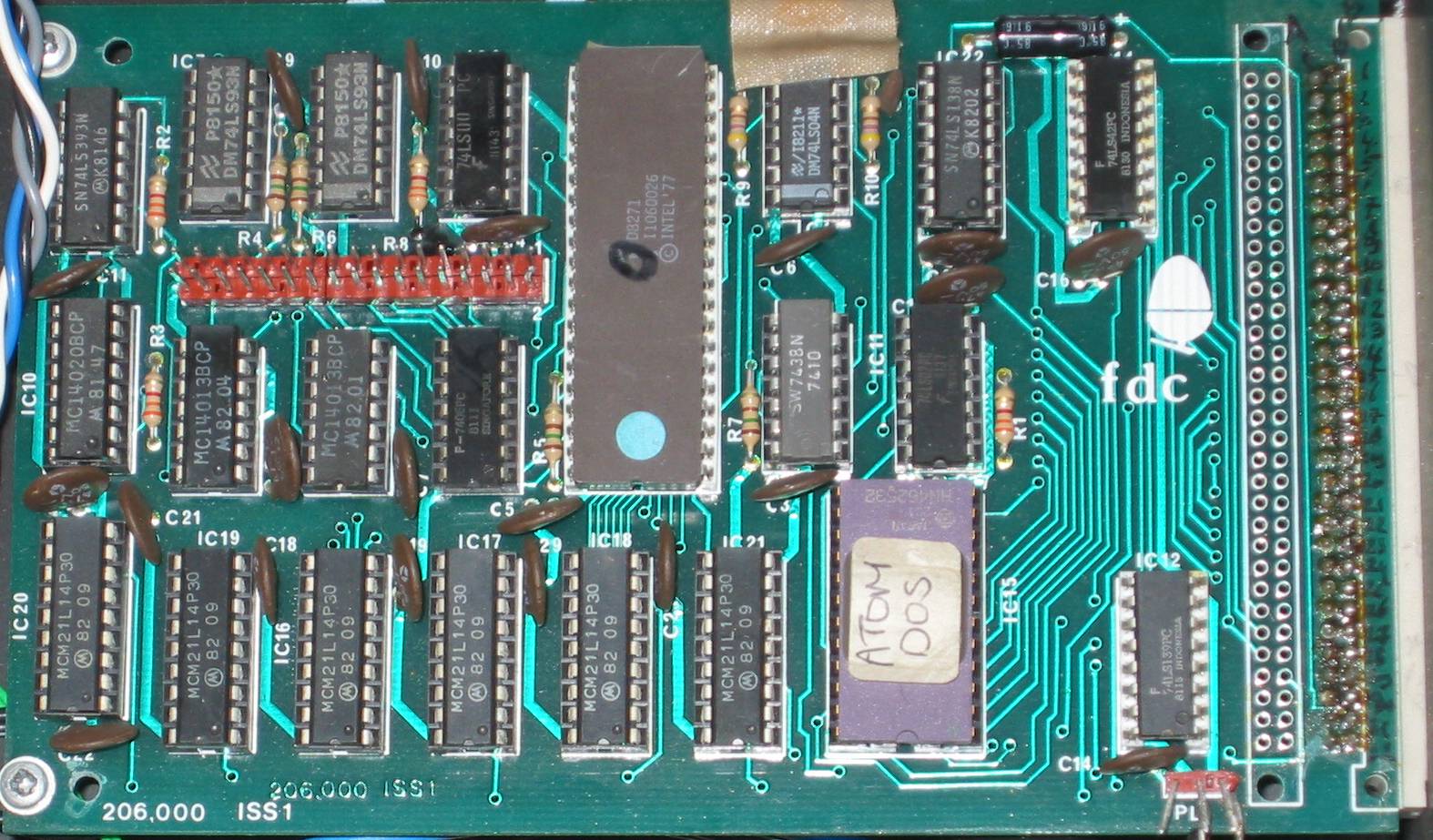 Acorn Atom Disk Pack Interface Card