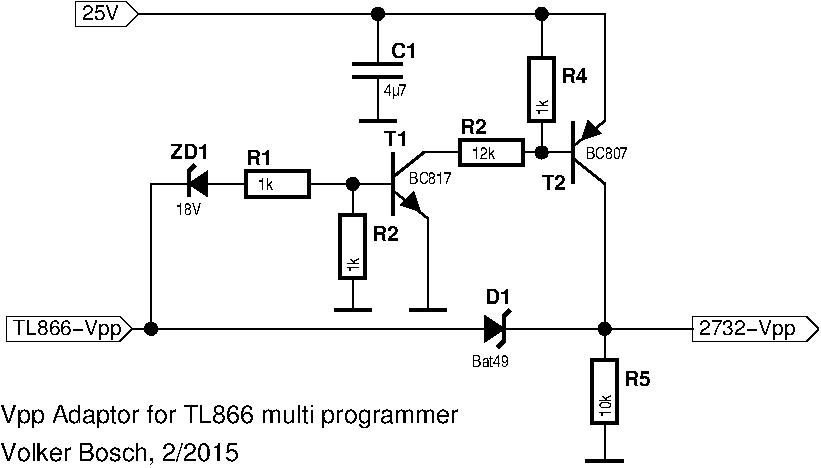 TL866 Programmer Adapter Schematic
