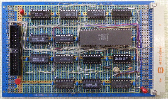 Hand Wired Floppy Disk Controller