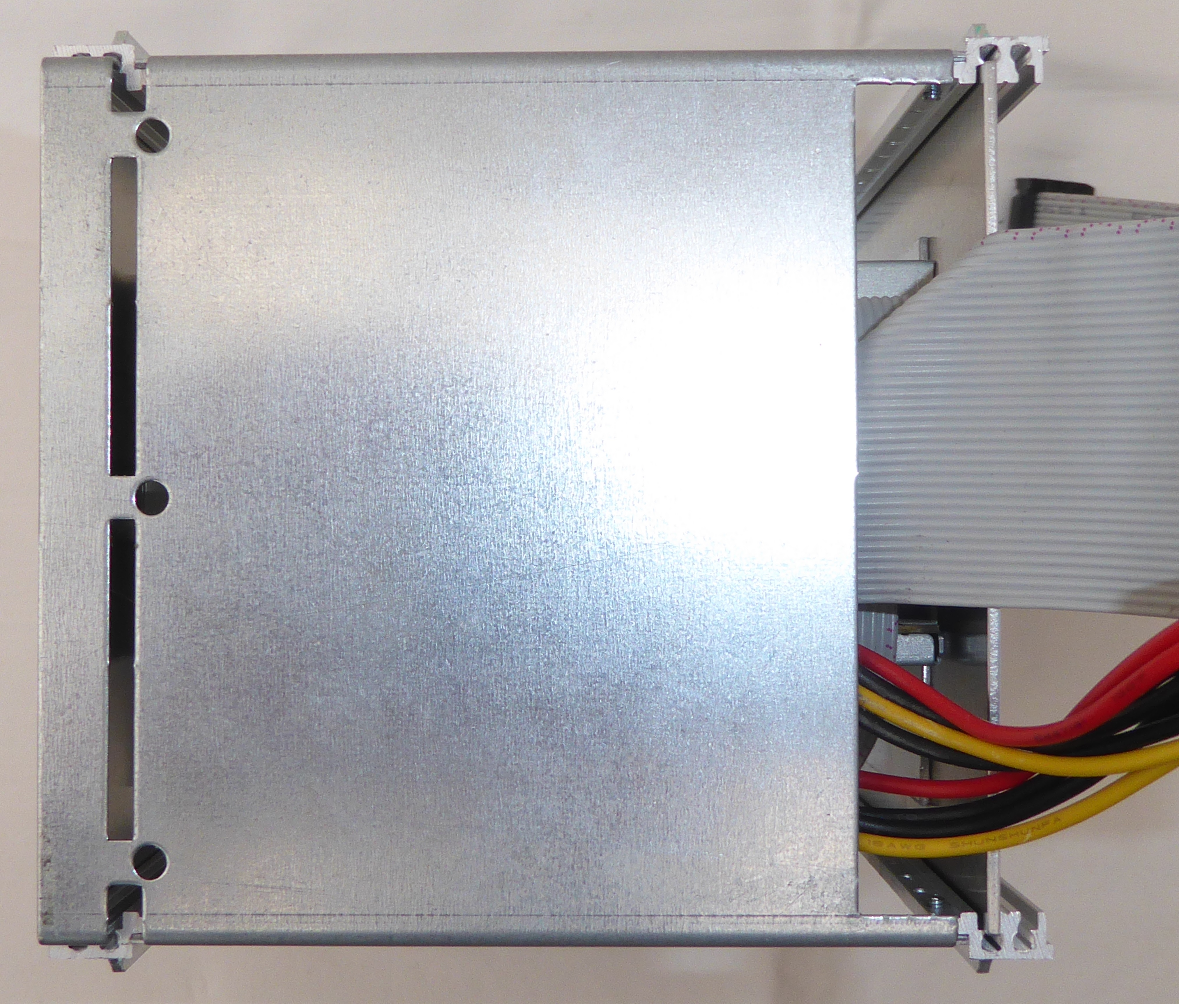 Dual 3.5" Floppy Drive Module Rear View