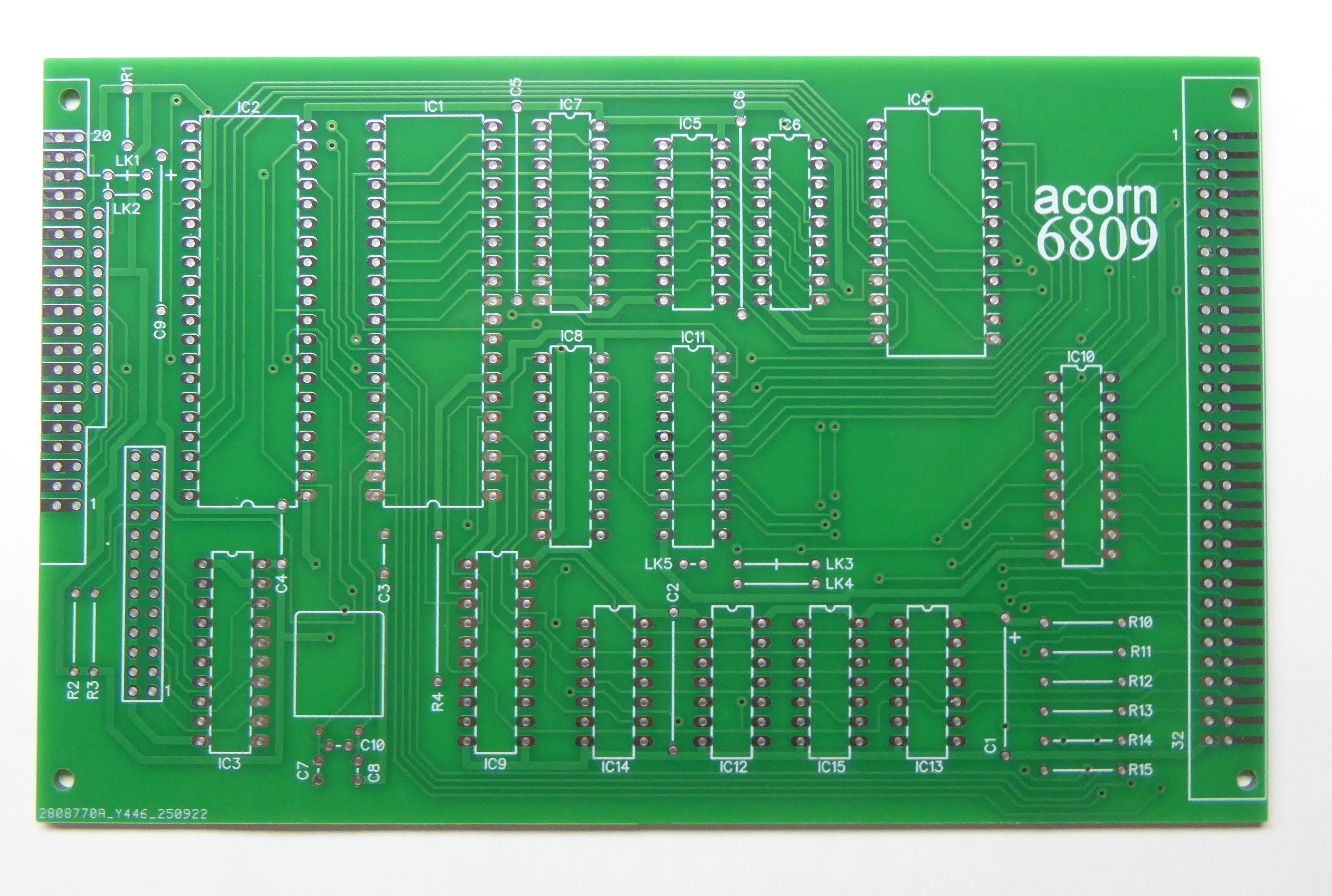 Replica 6809 CPU Board (16V8) PCB