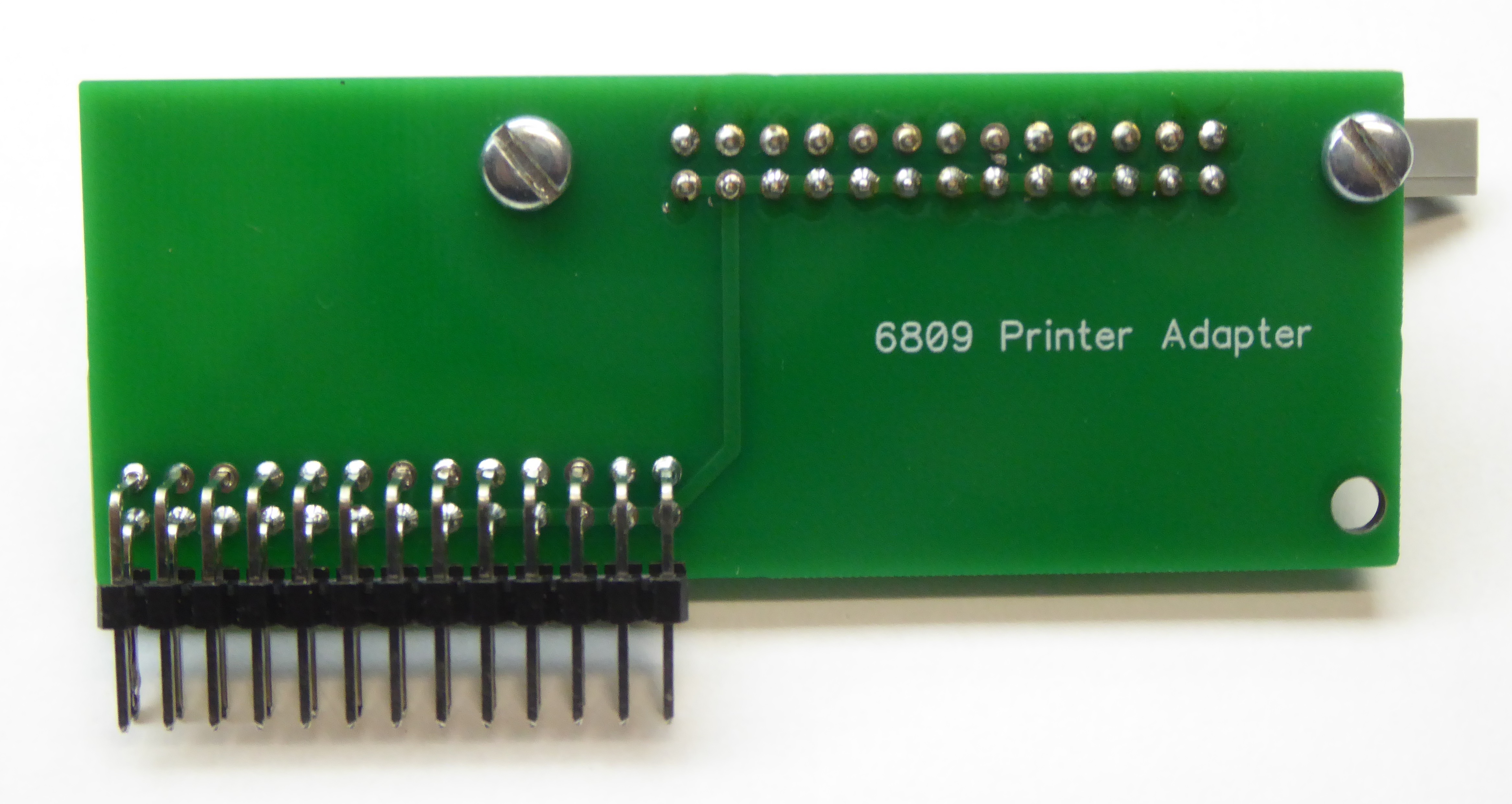 Replica Acorn 6809 CPU Board Printer Adapter Assembled 2