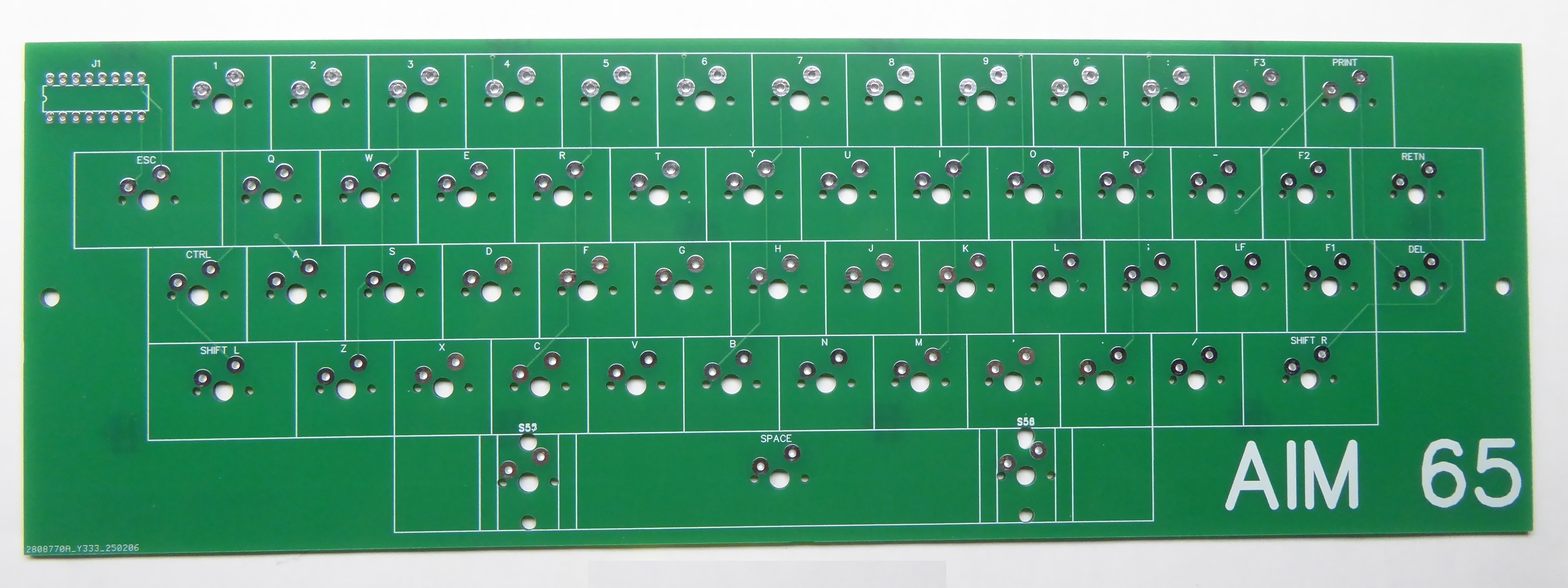 Replica AIM 65 Keyboard PCB