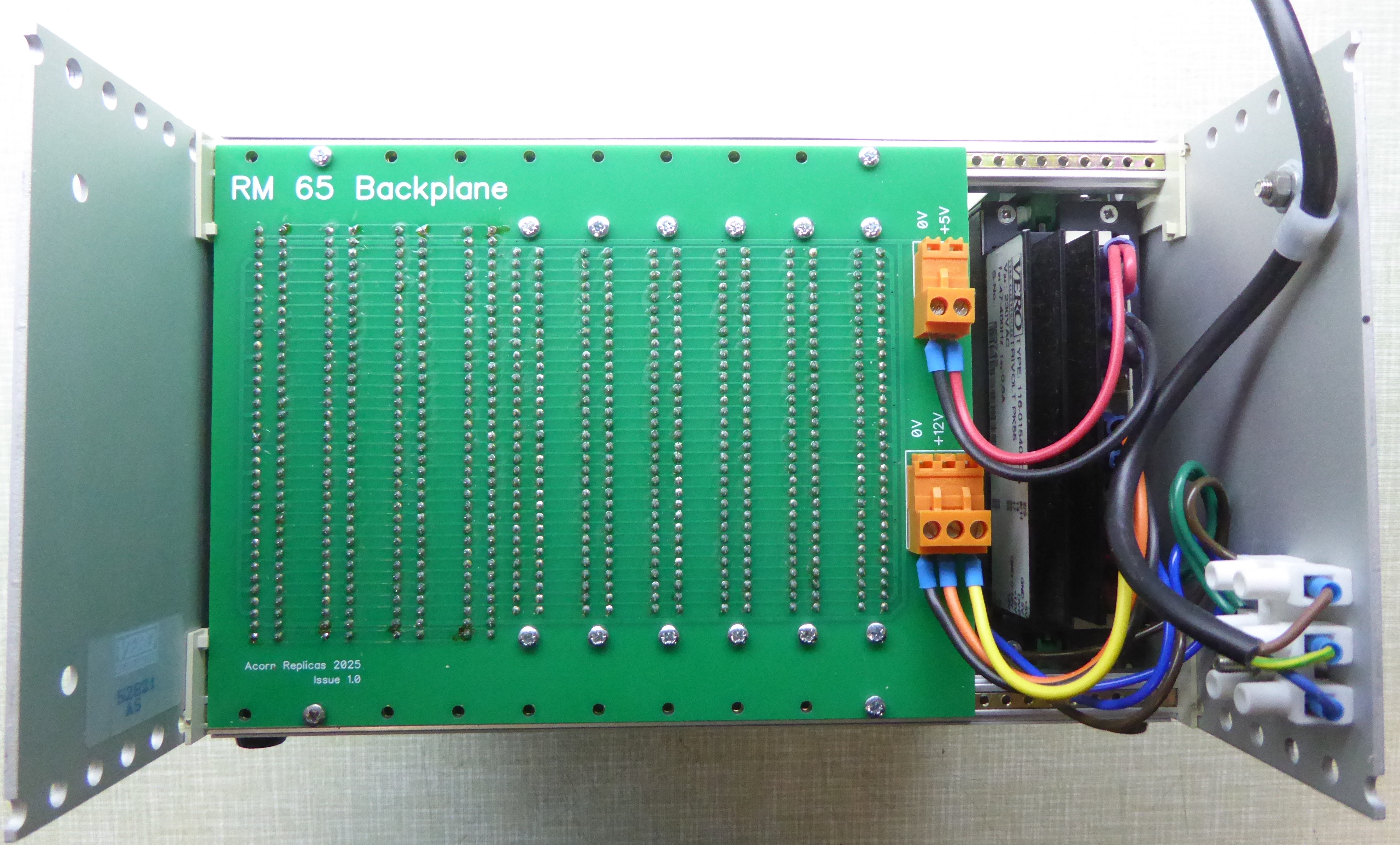 RM 65 Backplane in Rack Rear